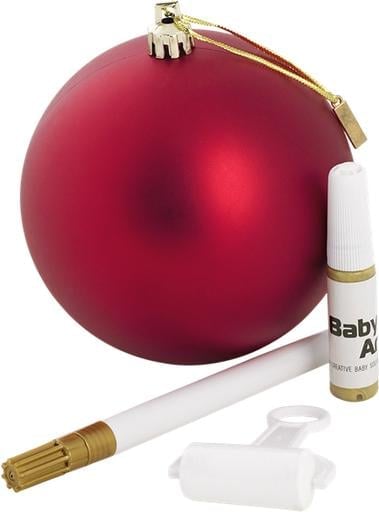Рождественский шар Baby Art, 11 см, красный (34120153) - фото 2