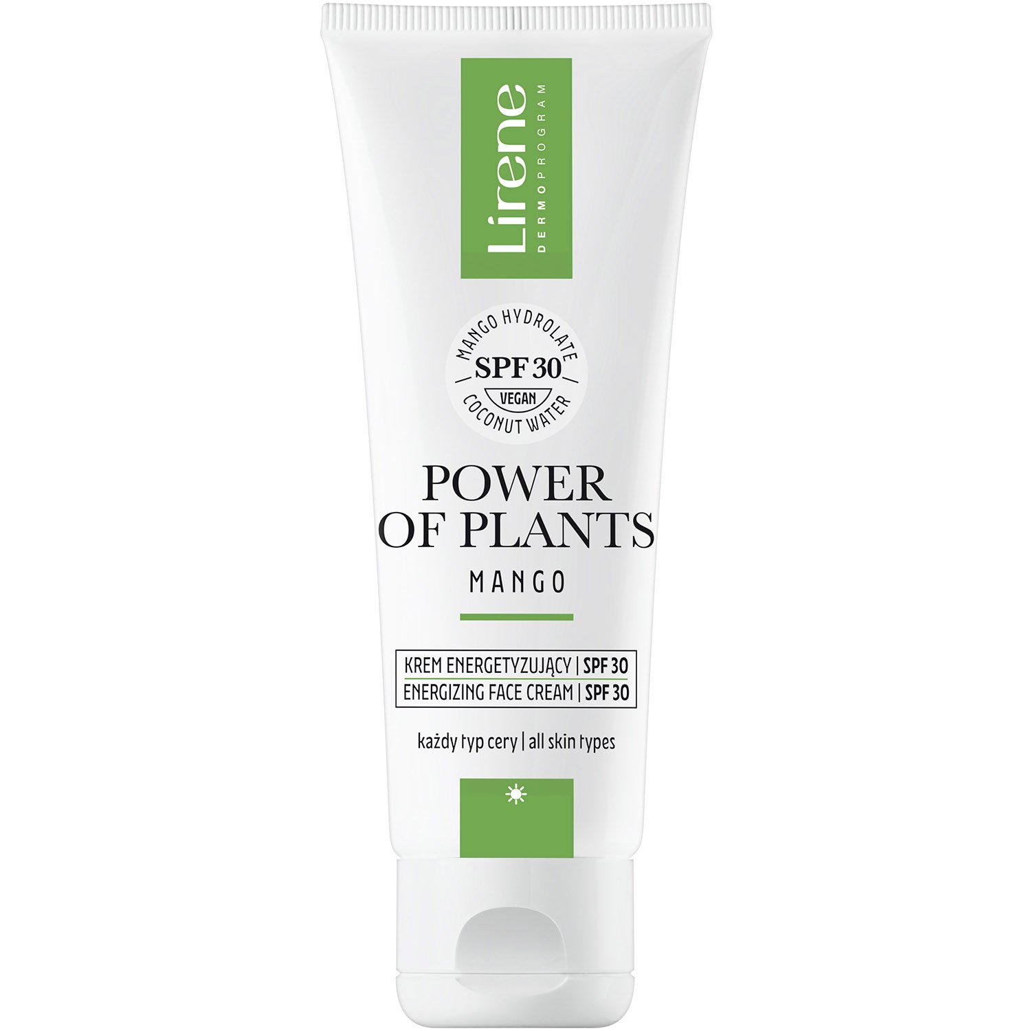 Крем для обличчя Lirene Power Of Plants Mango SPF 30, 50 мл - фото 1