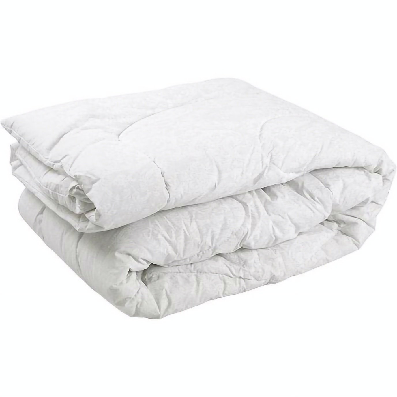 Одеяло силиконовое Руно Белый вензель, евростандарт, бязь, 220х200 см, белое (322.02ГСЛУ_Білий вензель) - фото 1