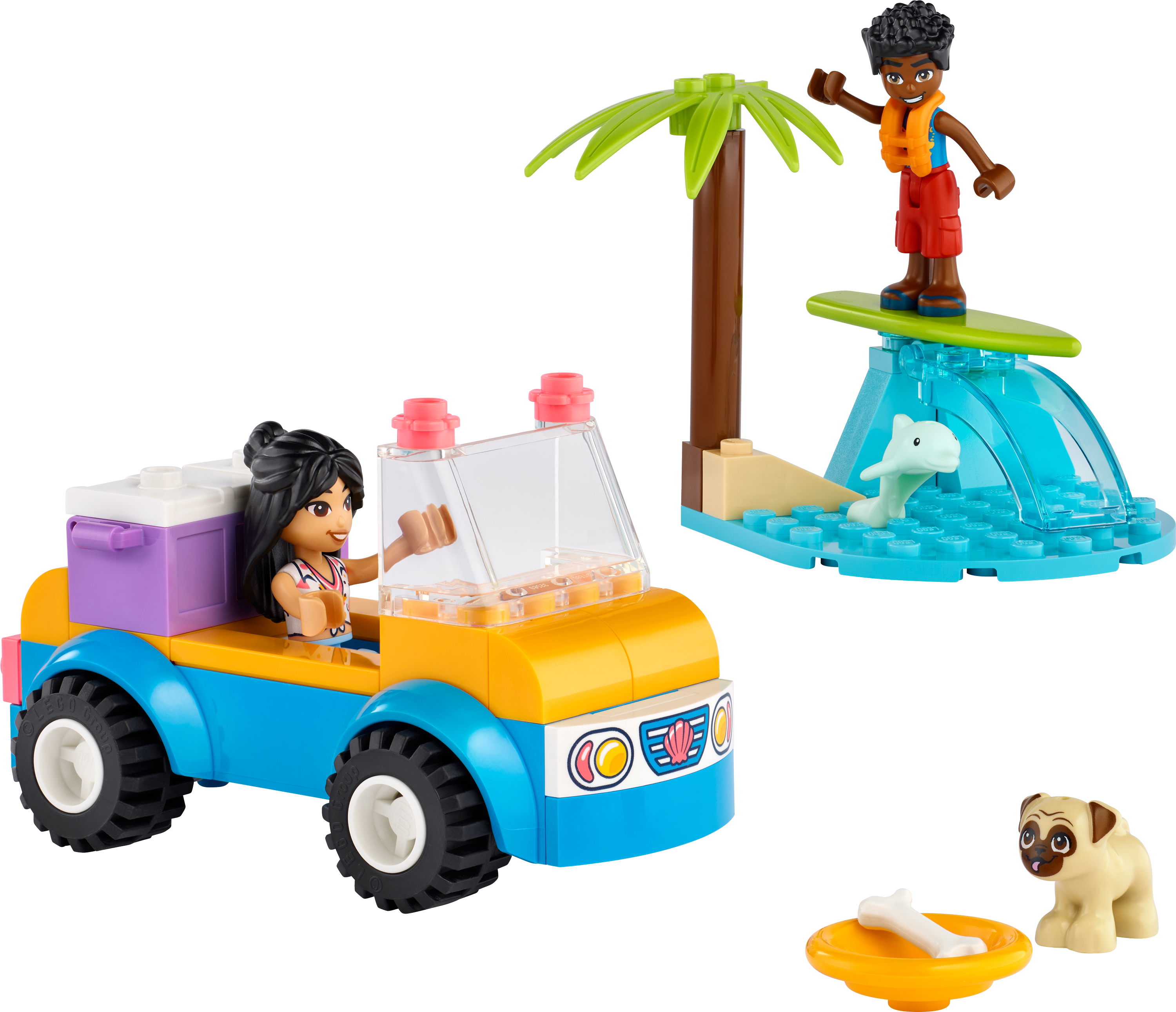 Конструктор LEGO Friends Развлечения на пляжном кабриолете, 61 деталь (41725) - фото 2
