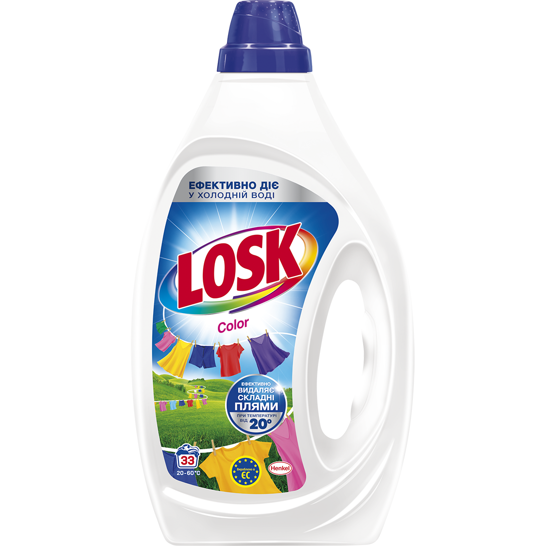Гель для прання Losk Color 1.485 л - фото 1