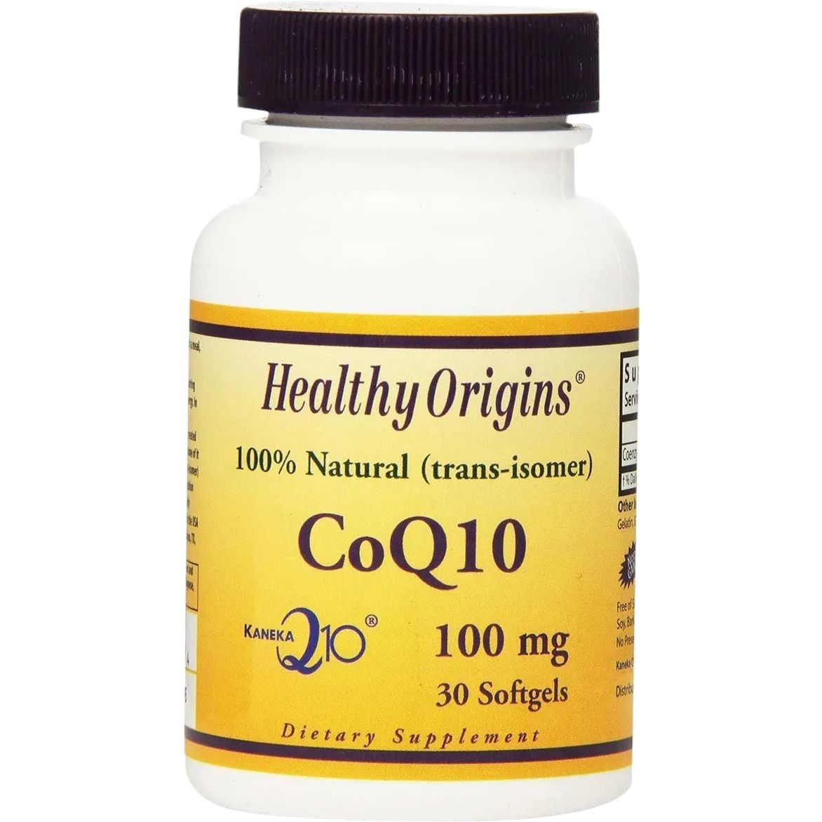 Коэнзим Q10 Healthy Origins Kaneka COQ10 100 мг 30 желатиновых капсул - фото 1