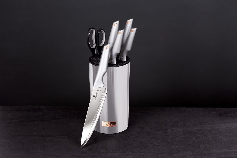 Набор ножей Berlinger Haus Moonlight Collection, серый (BH 2795) - фото 4
