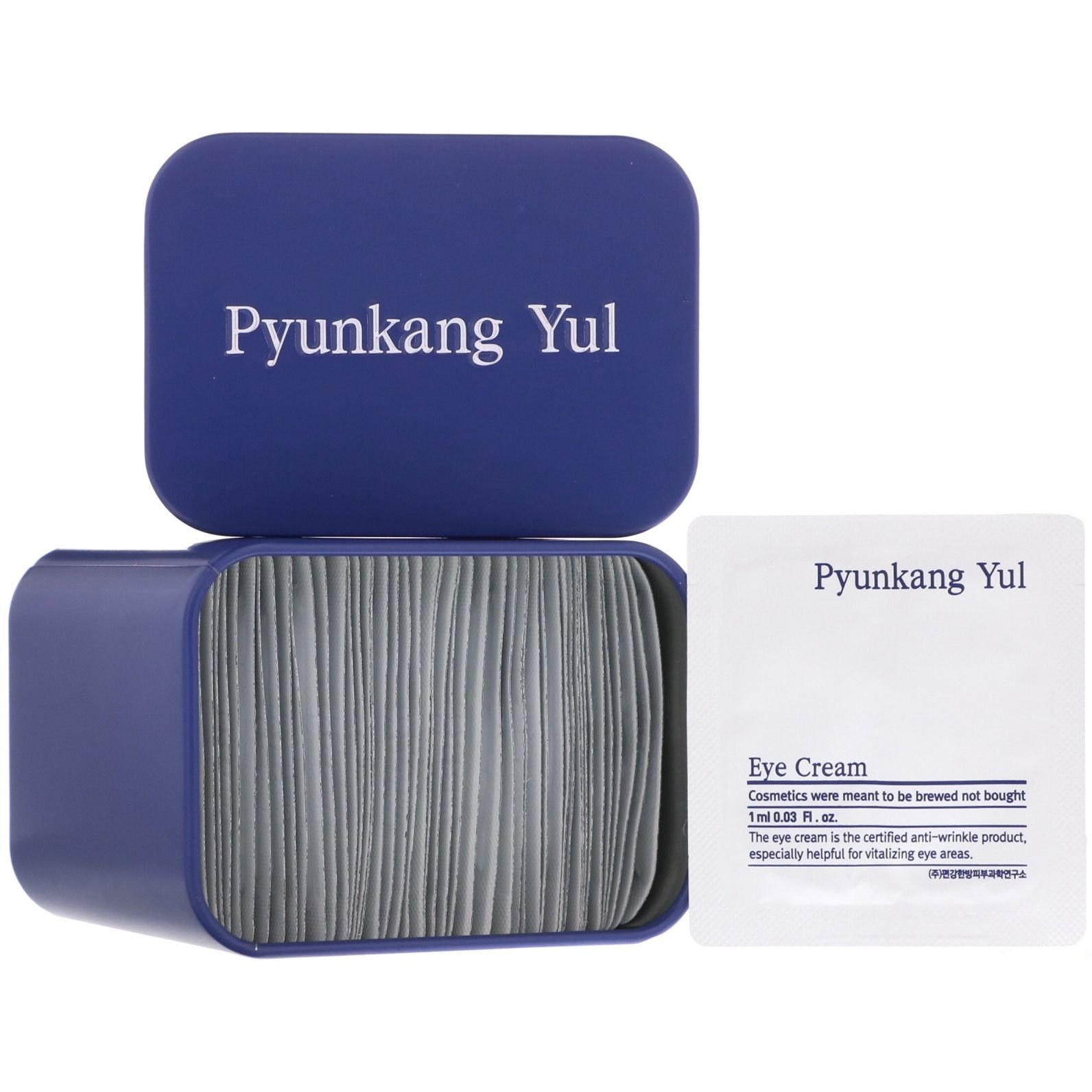Крем для шкіри навколо очей Pyunkang Yul Eye Cream живильний 50 мл (50 шт. 1 мл) - фото 1