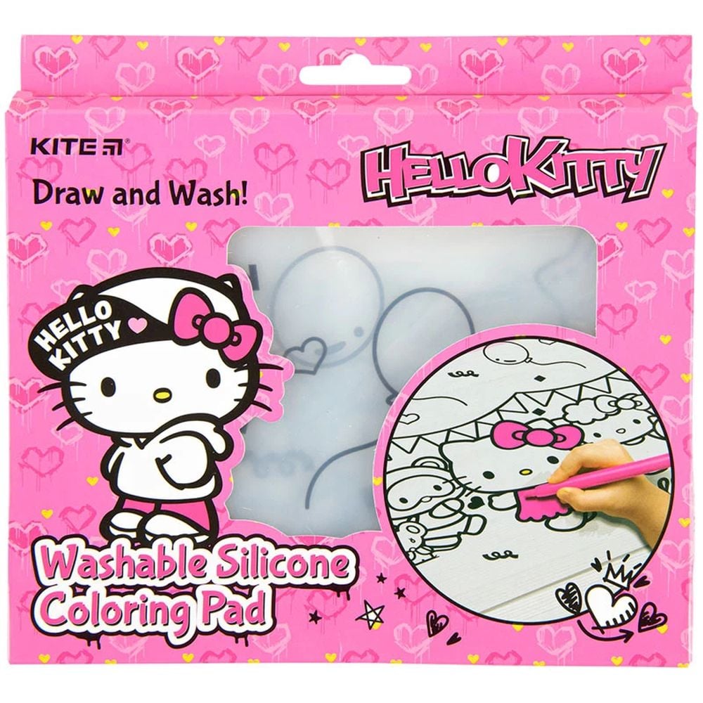 Підкладка розмальовка Kite Hello Kitty 30х40 см силіконова (HK22-424) - фото 1
