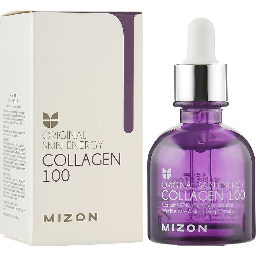Сироватка для обличчя Mizon Original Skin Energy Collagen 100 колагенова для пружності шкіри, 30 мл - фото 3