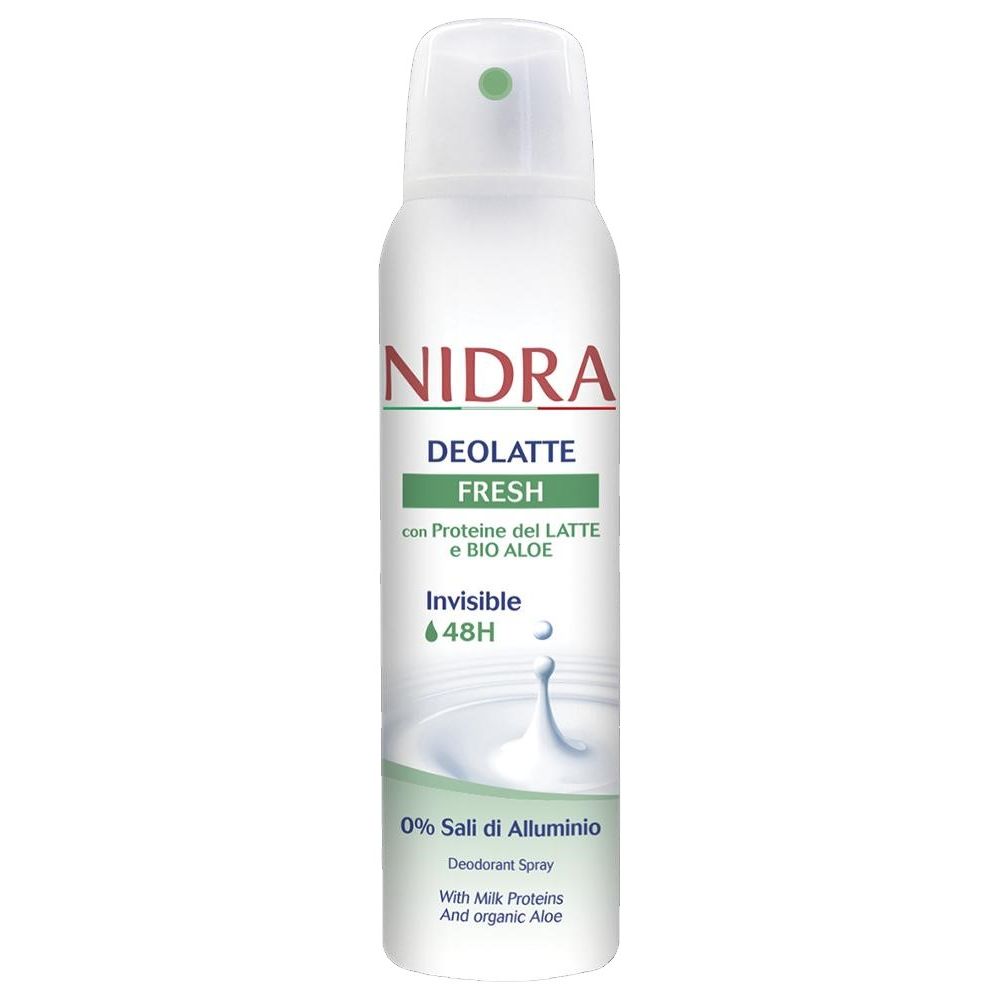 Дезодорант спрей Nidra Fresh освежающий с молочными протеинами и алое, 150 мл - фото 1