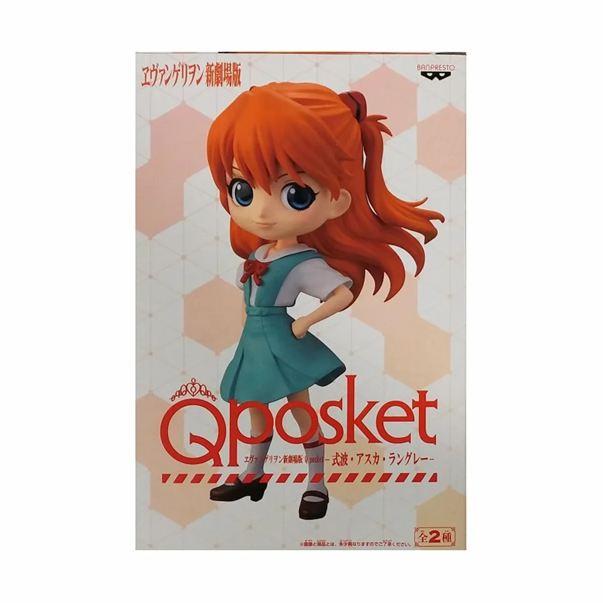 Фигурка Bandai Q posket Evangelion Asuka Langley Евангелион Аска Ленгли Сорью special color 14 см QS E AS SC - фото 2