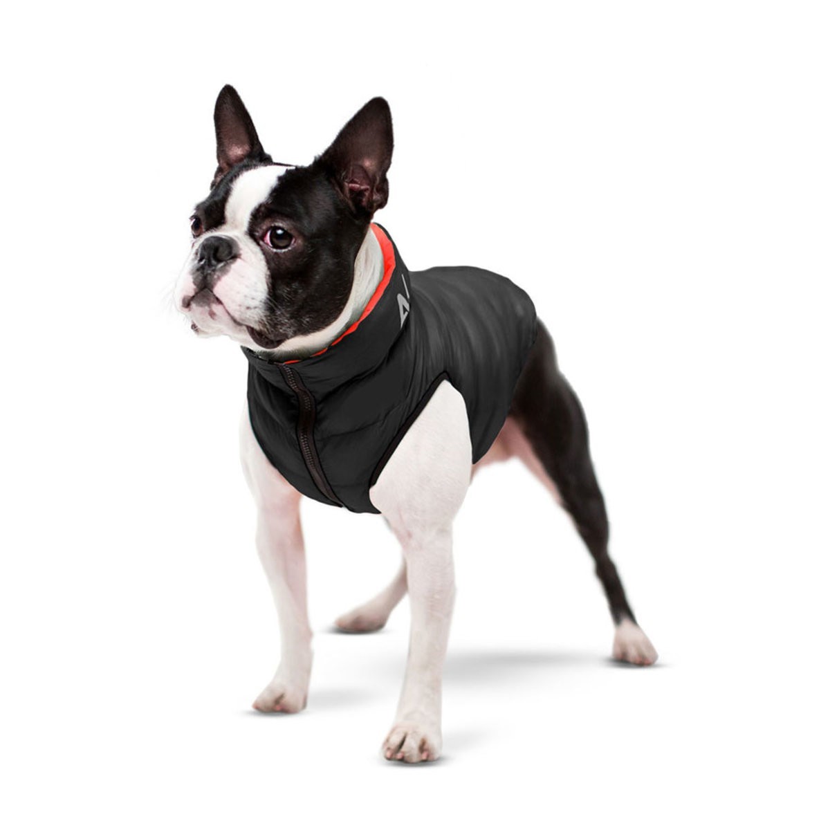 Курточка для собак AiryVest двостороння, M40, червоно-чорна - фото 3