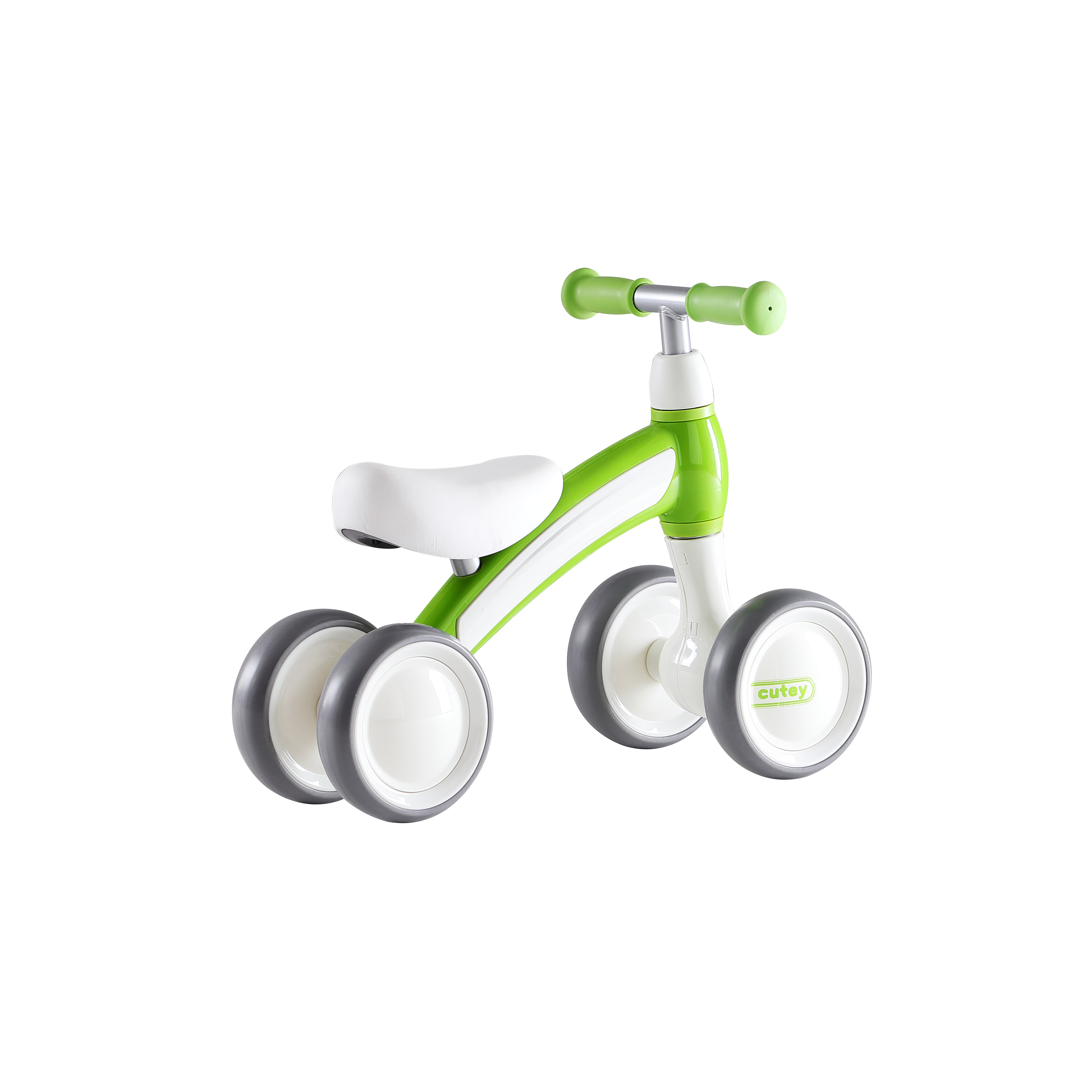 Біговел дитячий Qplay Cutey, чотириколісний, зелений (CuteyGreen) - фото 2