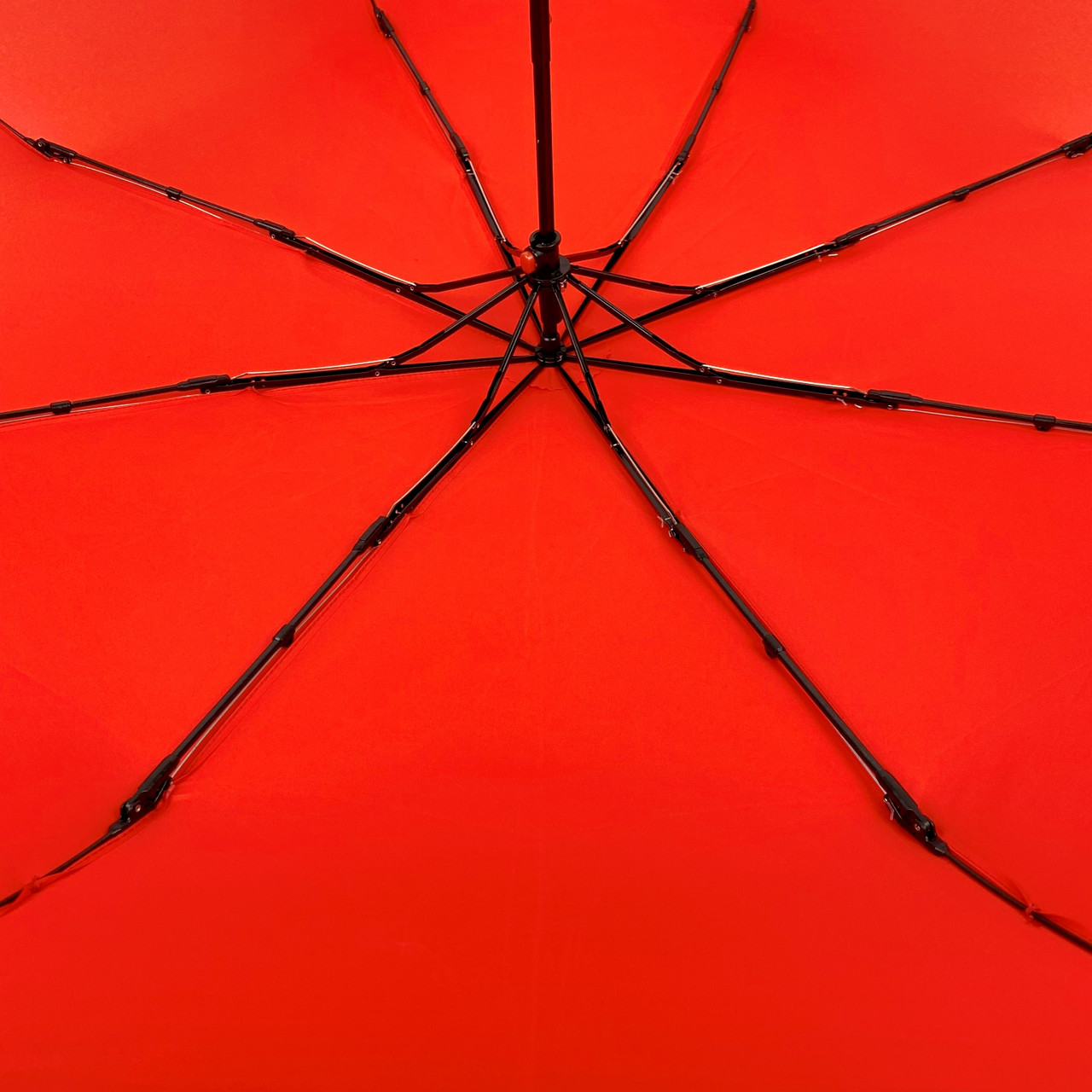 Женский складной зонтик механический S&L 97 см красный - фото 8