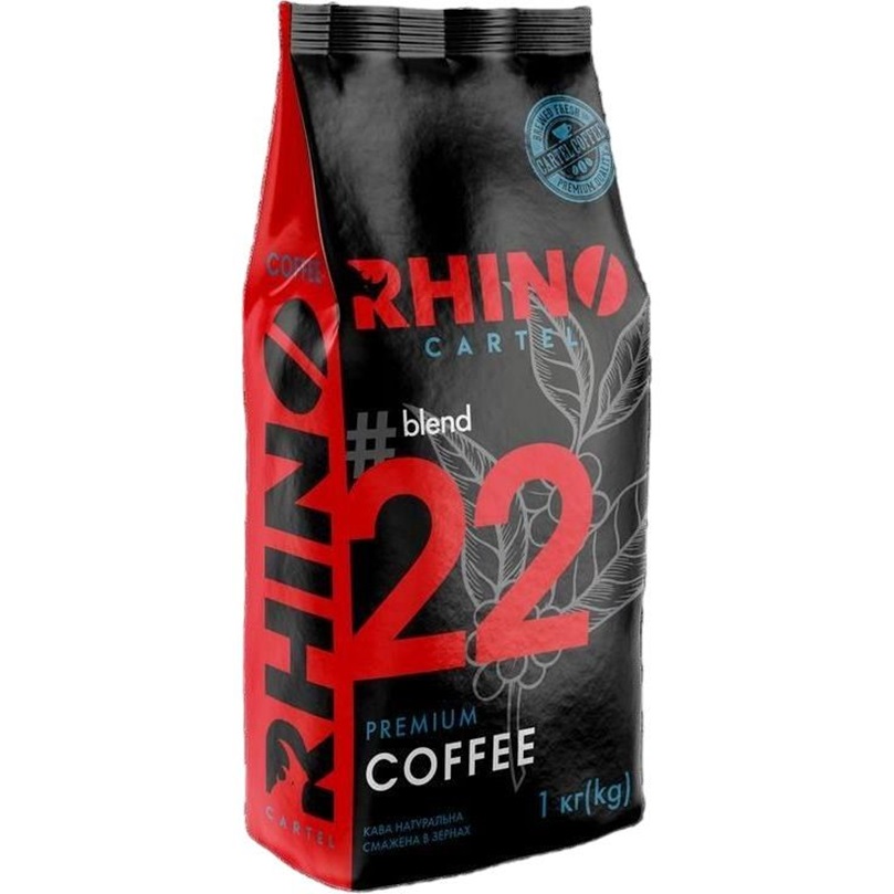 Кава в зернах Rhino Blend 22 Premium 1 кг - фото 1