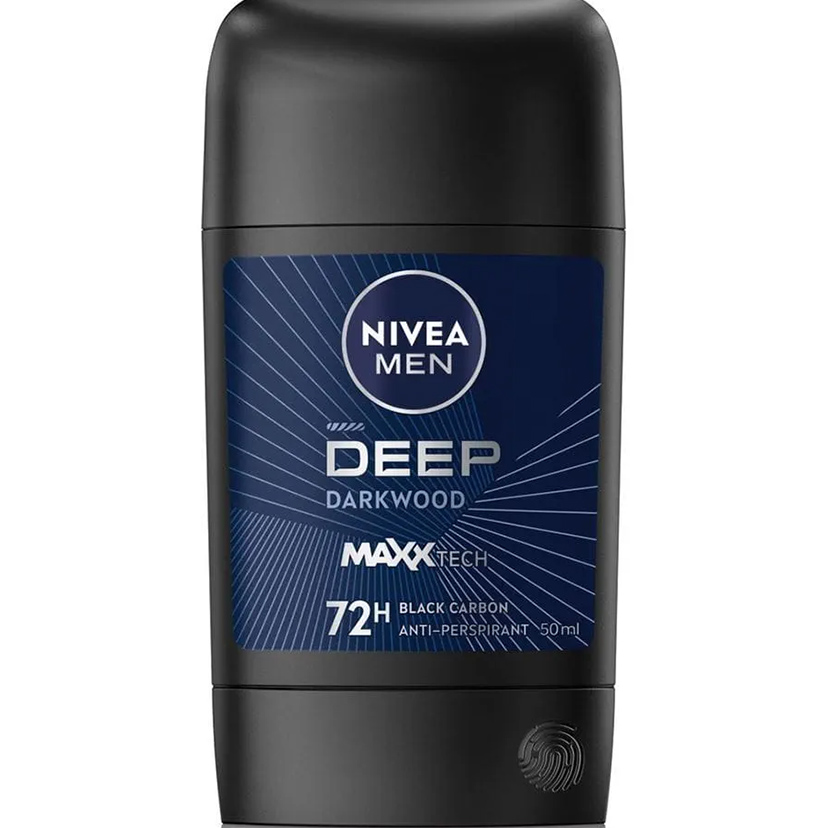 Антиперспірант Nivea Men Deep Darkwood з чорним вугіллям 50 мл (83182) - фото 1