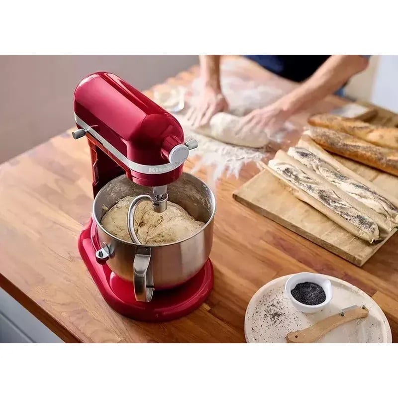 Планетарний міксер KitchenAid Artisan з підйомною чашею 6.6 л червоний (5KSM70SHXEER) - фото 16