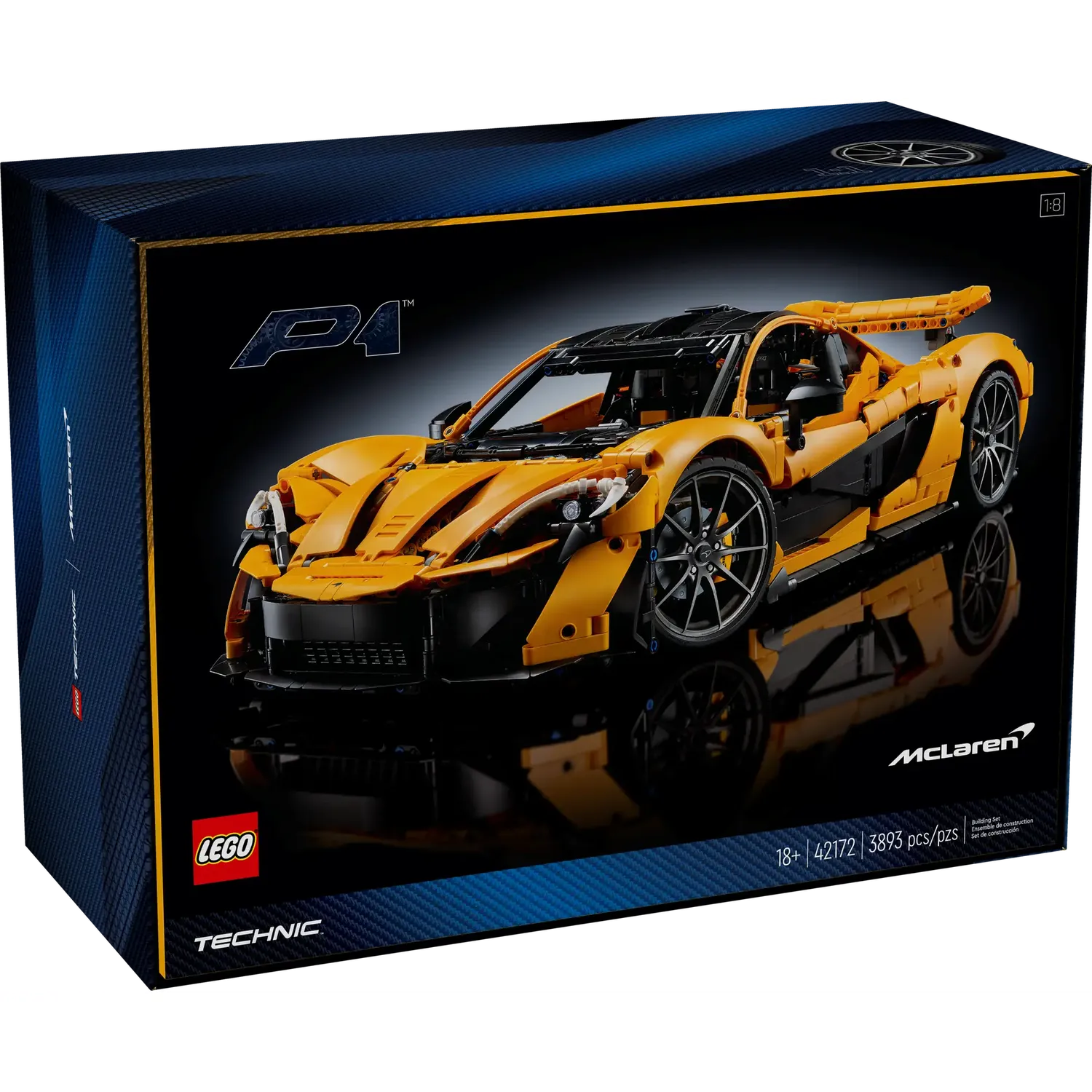 Конструктор LEGO Technic McLaren P1, 3893 детали (42172) - фото 1