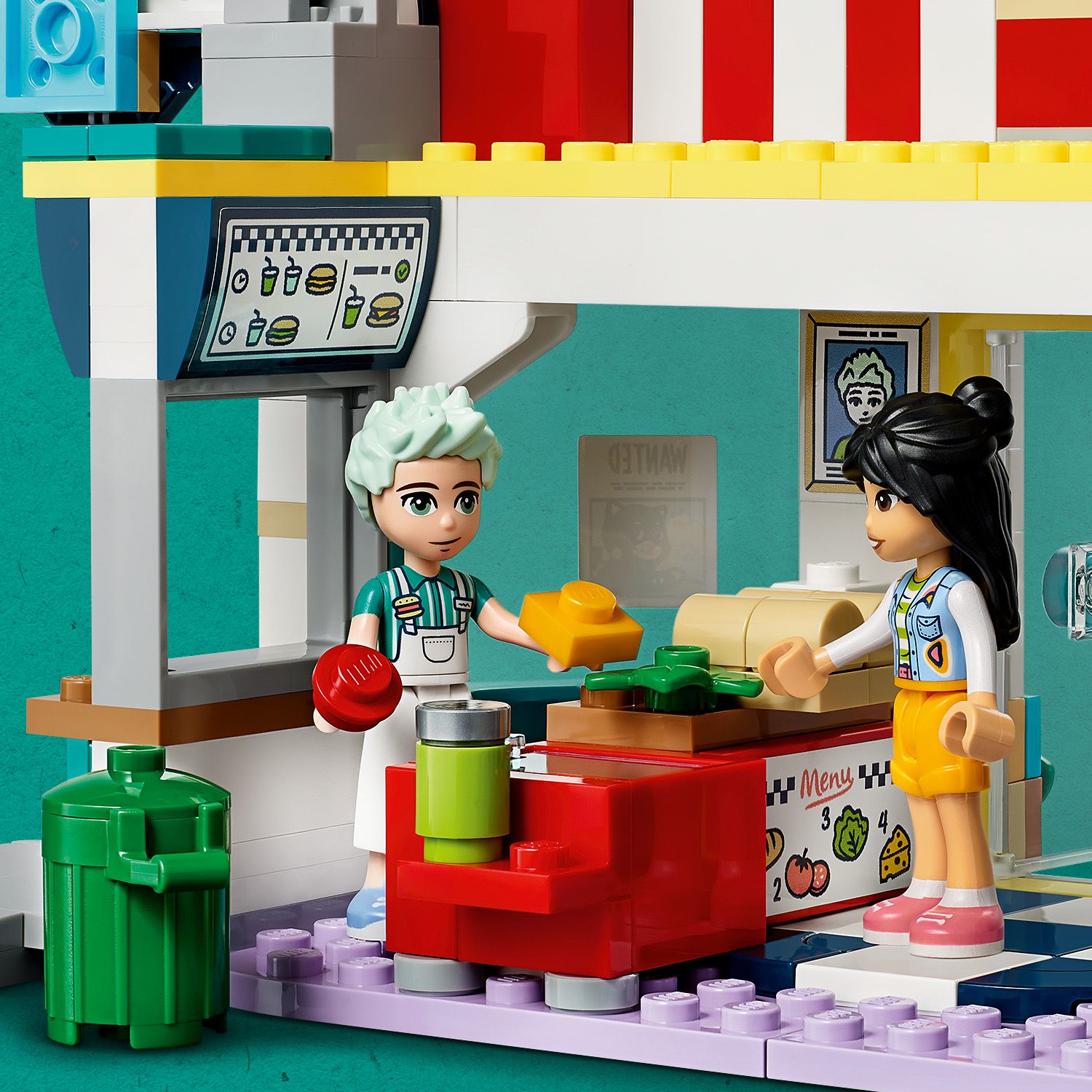 Конструктор LEGO Friends Закусочна в центрі Хартлейк Сіті, 346 деталей (41728) - фото 7