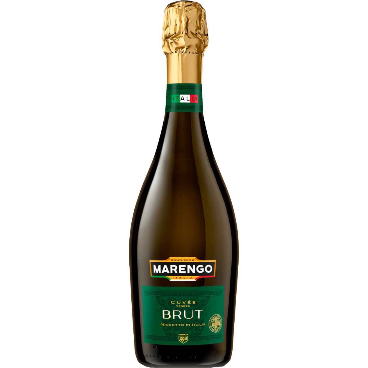 Вино игристое Marengo Brut Cuvee белое сухое 0.75 л - фото 1