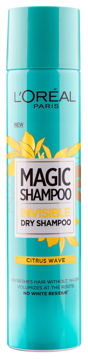 Сухой шампунь L’Oréal Paris Magic Shampoo Цитрусовая Волна, для всех типов волос, 200 мл - фото 1