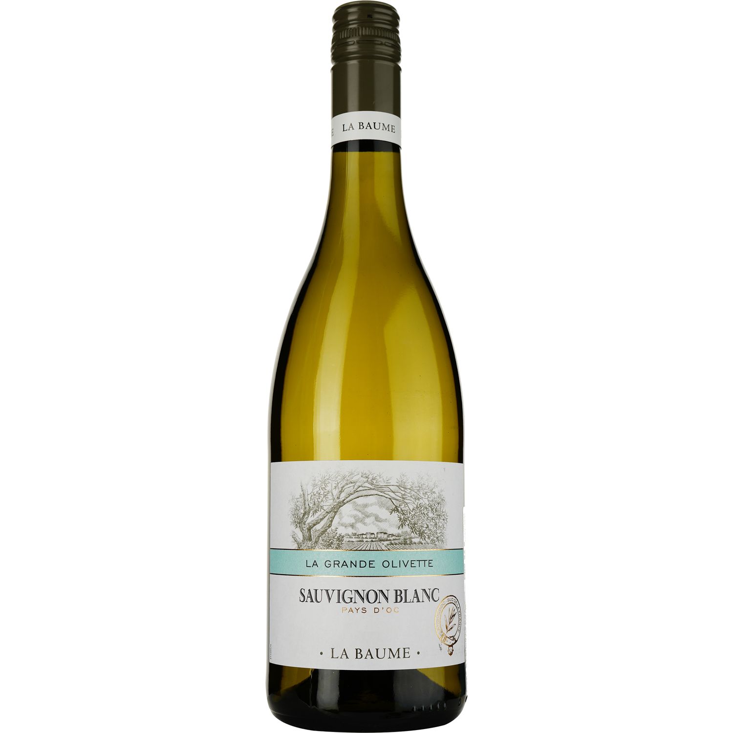 Вино Domaine De La Baume Grande Olivette Sauvignon Blanc IGP Pays d'Oc 2022 белое сухое 0.75 л - фото 1