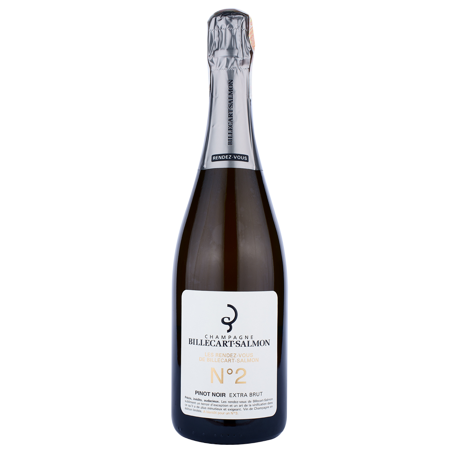Шампанское Billecart-Salmon Champagne Les Randez-vous No2 Pinot Noir Extra Brut, белое, экстра брют, в п/у, 0,75 л - фото 1