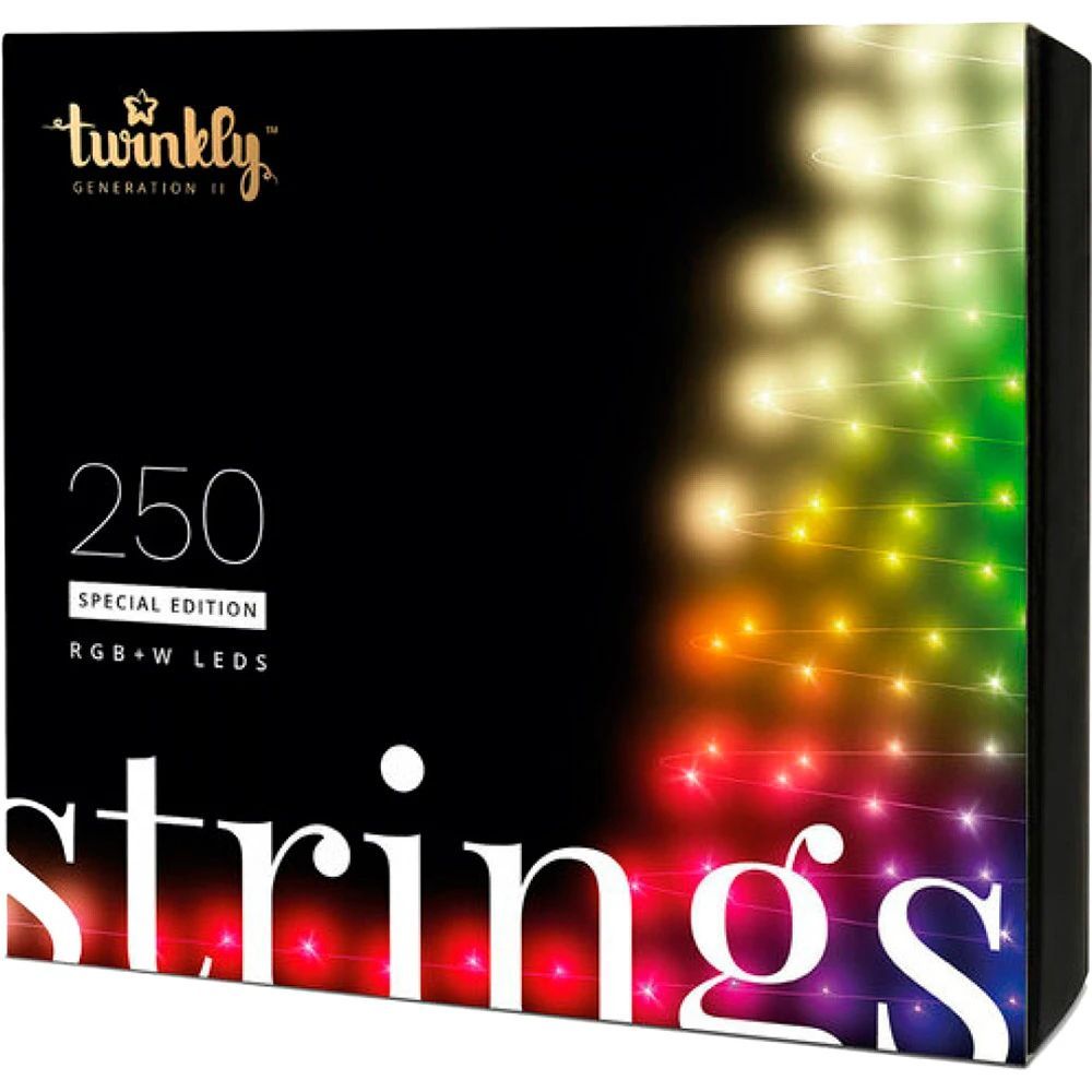 Гірлянда Twinkly Pro Strings RGBW 250 одинарна лінія AWG22 IP 65 (TWP-S-CA-1X250SPP-G) - фото 2