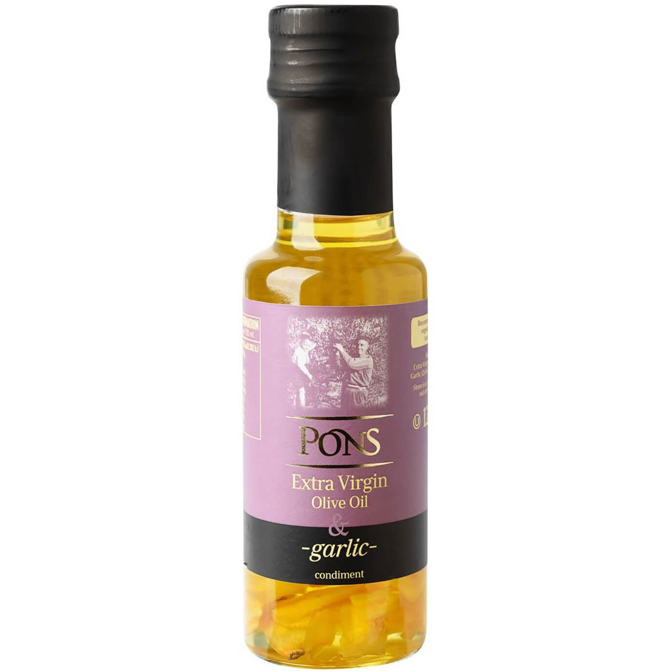 Олія оливкова Pons Extra Virgin з часником 125 мл (810498) - фото 1