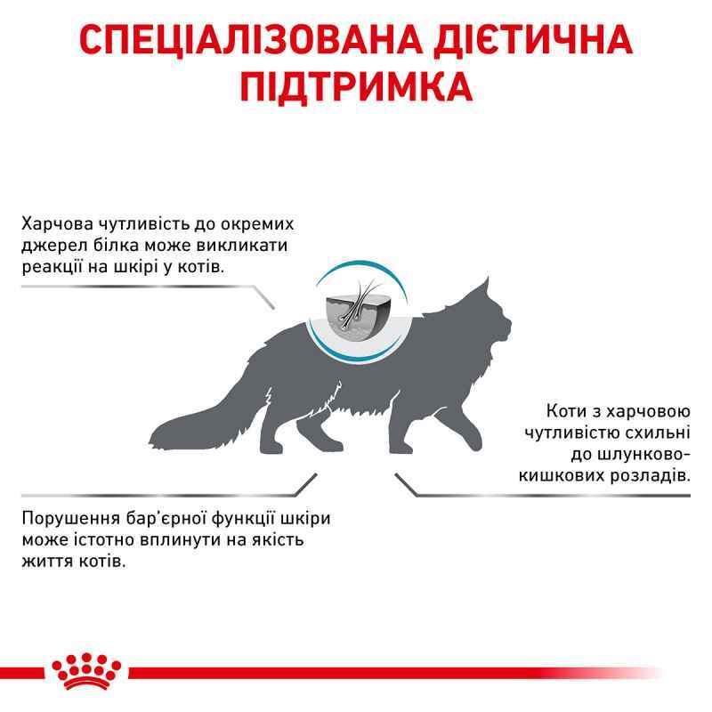 Сухий корм для котів Royal Canin Hypoallergenic при харчовій алергії, 2,5 кг (39020251) - фото 6