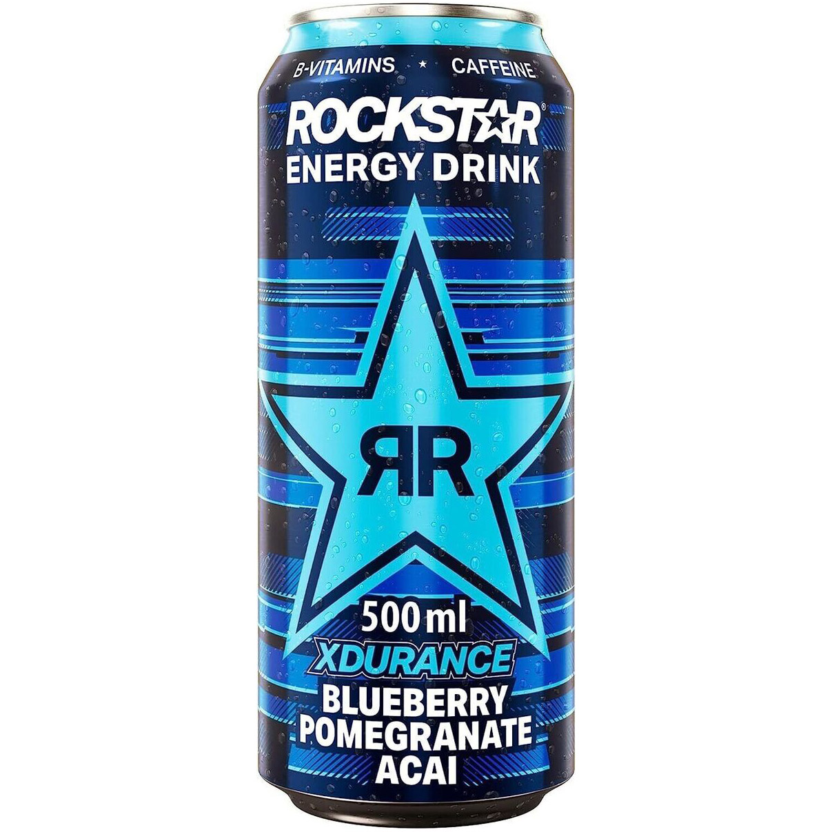 Энергетический безалкогольный напиток Rockstar Xdurance Blueberry Pomegranate Acai 500 мл - фото 1
