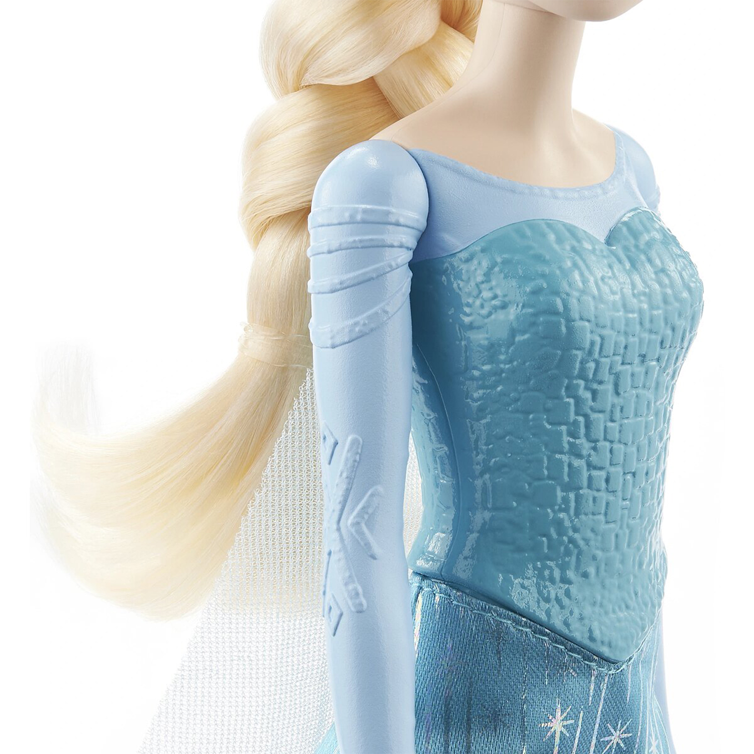 Кукла-принцесса Disney Frozen Эльза, платье со шлейфом, 29,5 см (HLW47) - фото 4
