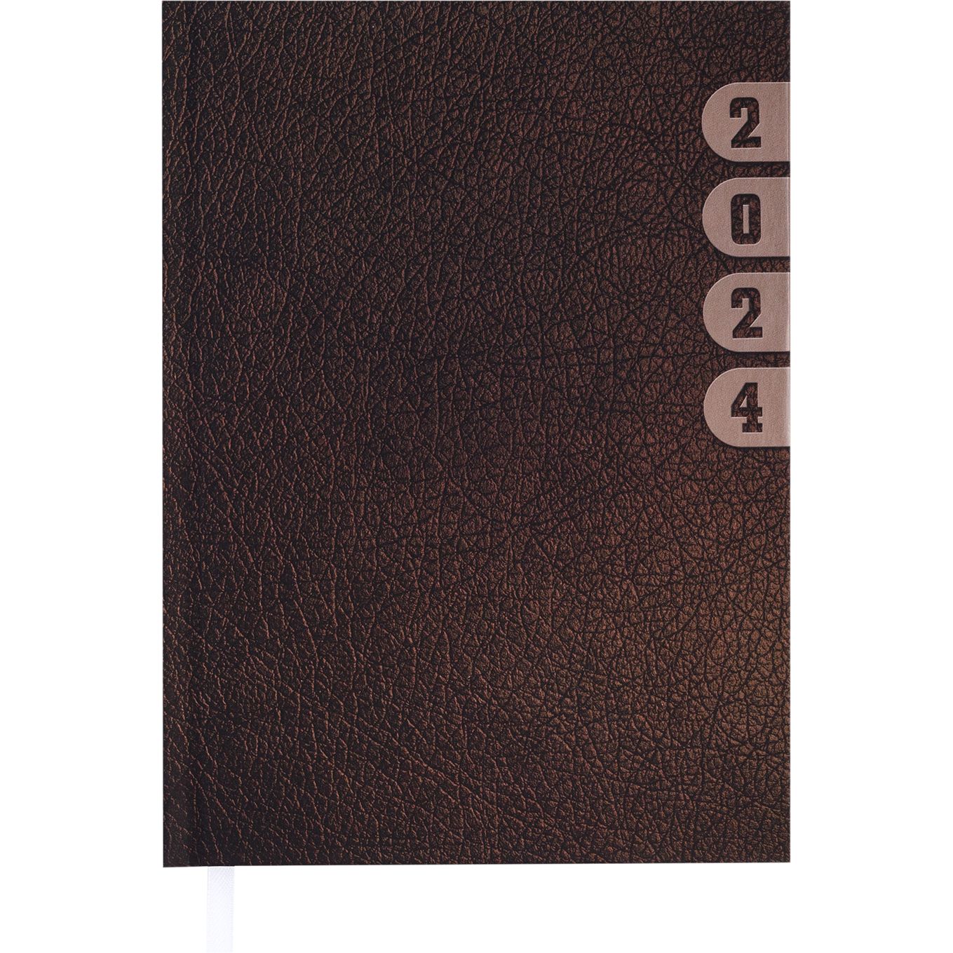 Щоденник датований Buromax Index 2024 A5 коричневий (BM.2103-25) - фото 1