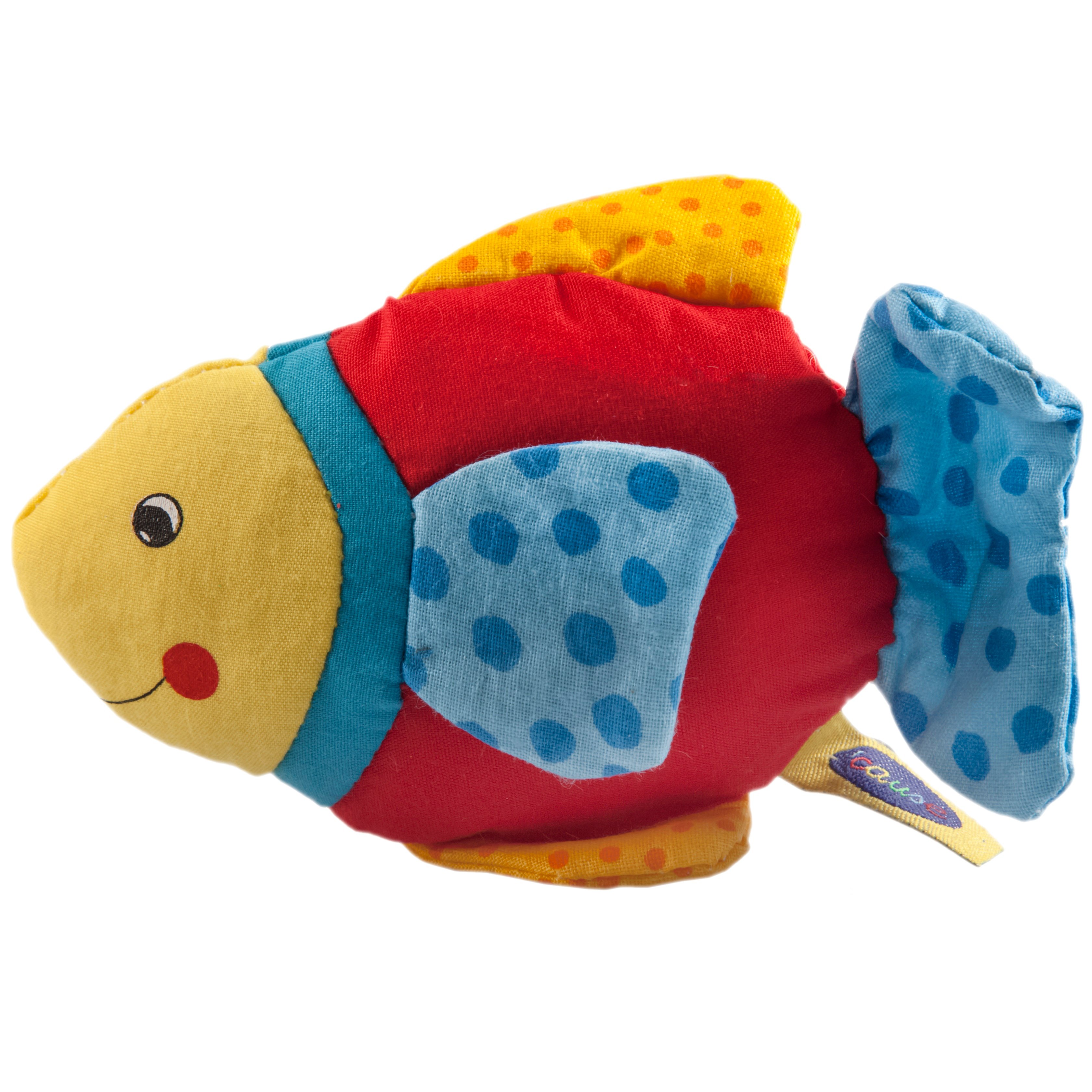 Погремушка Goki Рыбка с голубым хвостом (65099G-3) - фото 1