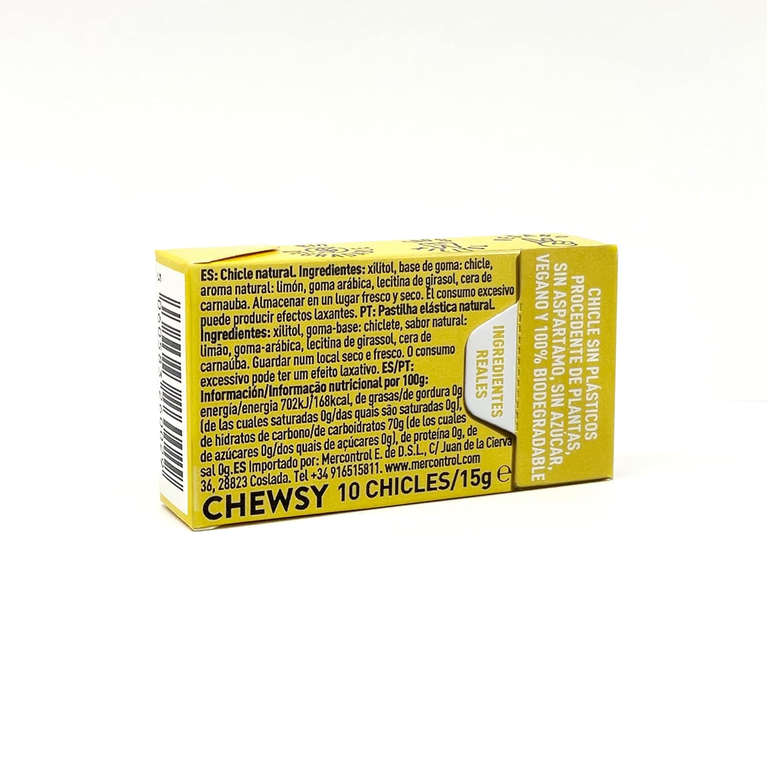 Жевательная резинка Chewsy Лимон 15 г - фото 3