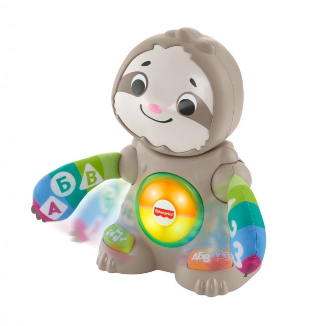 Интерактивная игрушка Fisher-Price Linkimals Танцующий ленивец, укр. язык (GXR58) - фото 2