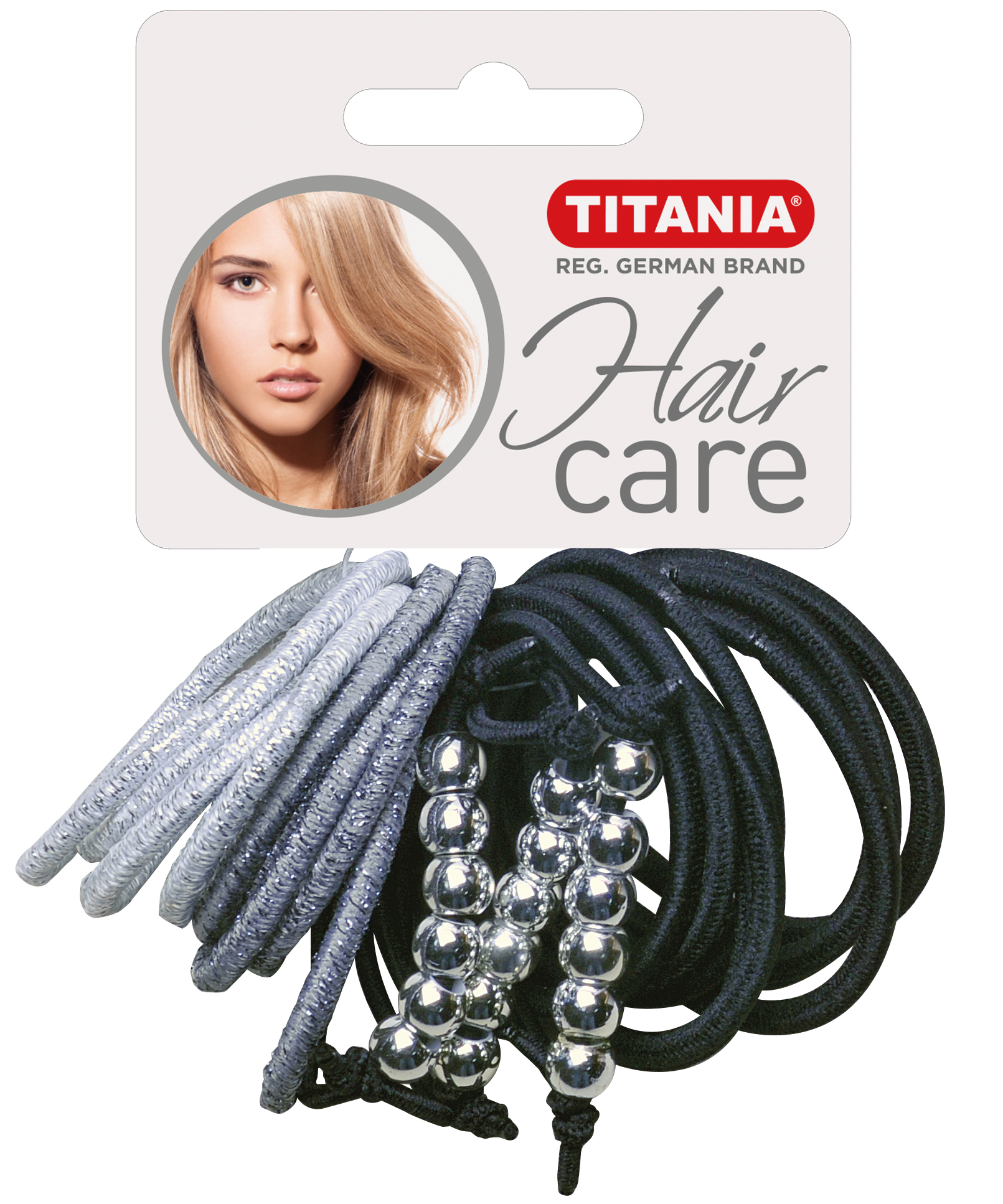 Набір різнокольорових гумок для волосся Titania, 20 шт., 4,5 см (7816) - фото 1