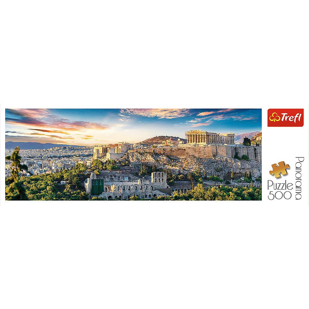 Пазлы Trefl Панорама Акрополис Афины 500 элементов - фото 2