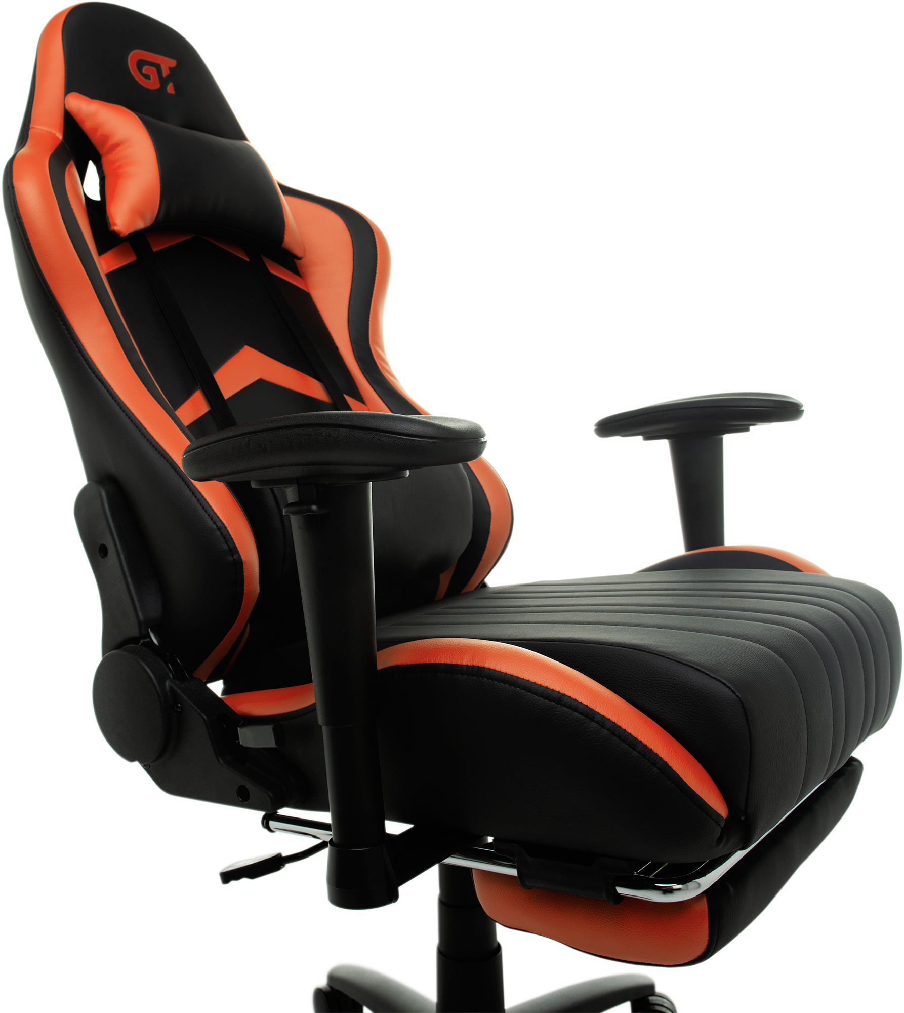 Геймерське крісло GT Racer чорне з помаранчевим (X-2534-F Black/Orange) - фото 8