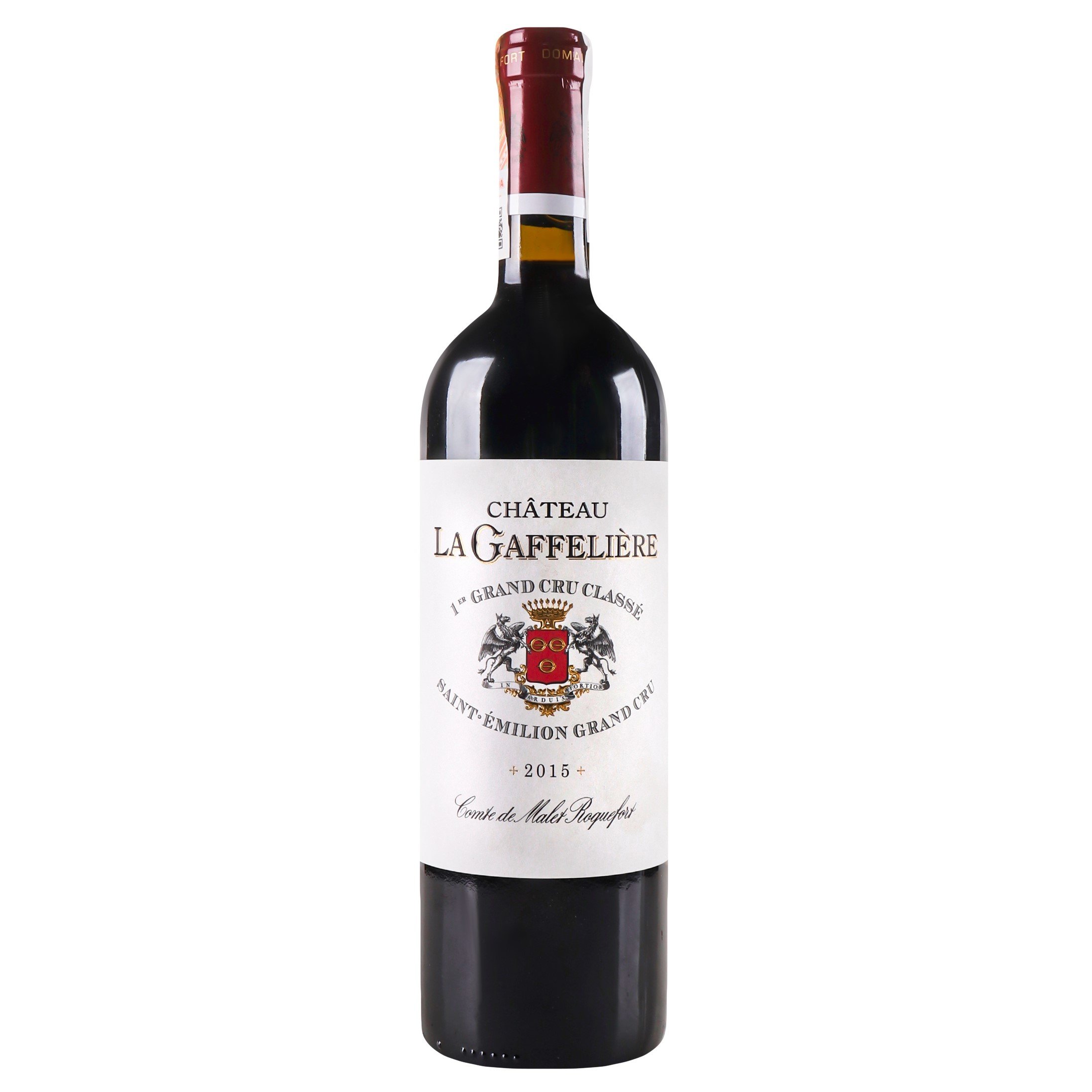 Вино Chateau La Gaffeliere 2015 АОС/AOP, 14,5%, 0,75 л (839512) - фото 1