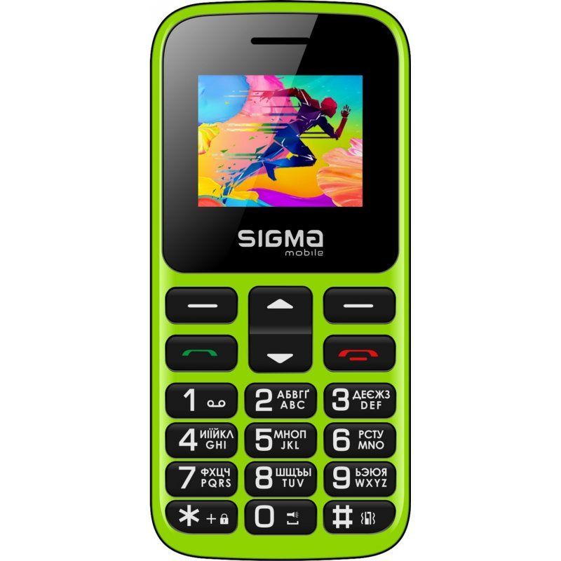 Мобільний телефон Sigma Mobile Comfort 50 HIT 2020 Green (UA UCRF) - фото 1