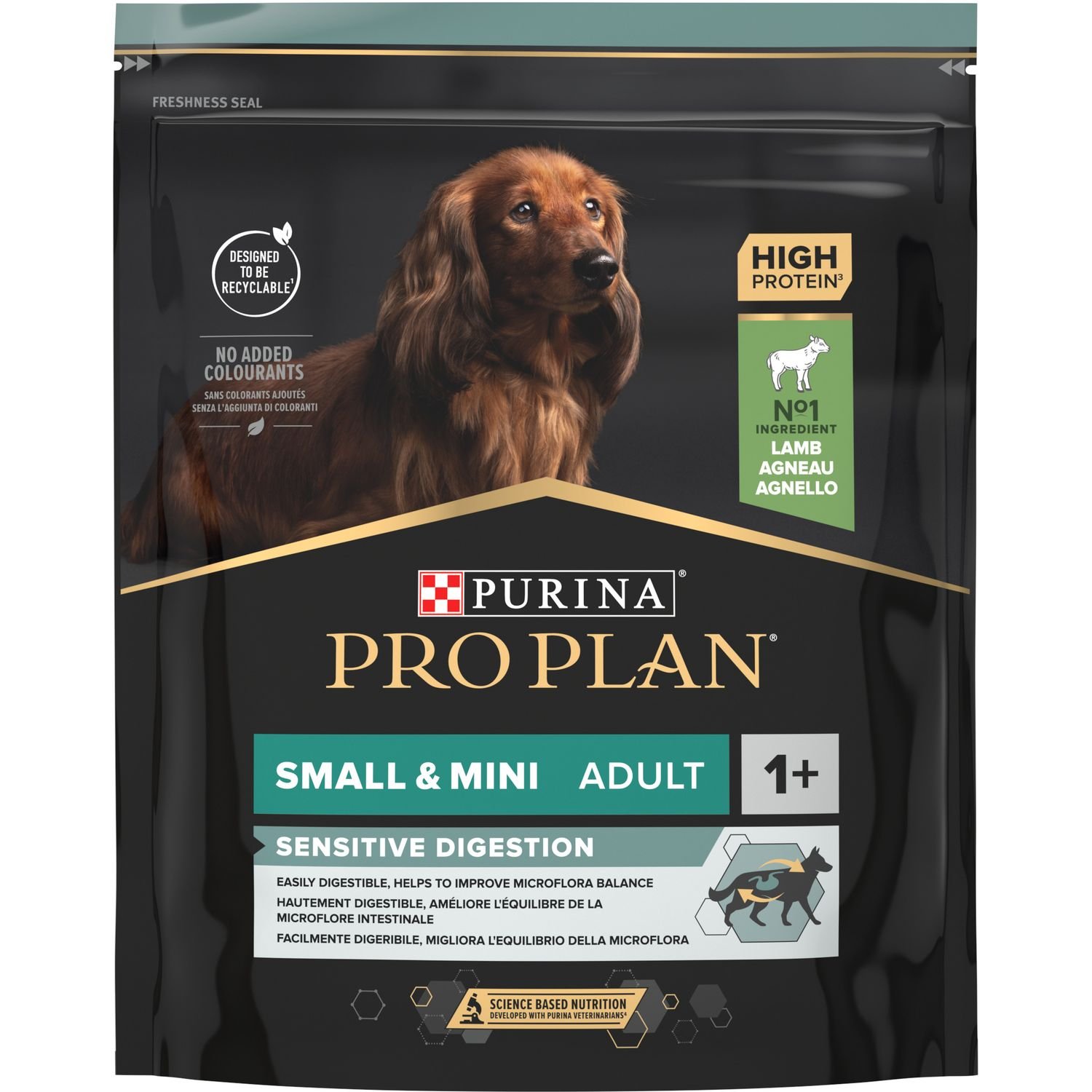 Сухий корм Purina Pro Plan Small&Mini Adult 1+ Sensitive Digestion для дорослих собак дрібних порід з чутливим травленням з ягням 700 г (12377368) - фото 2
