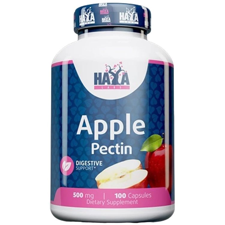 Клітковина Haya Labs Apple Pectin 500 мг 100 капсул - фото 1