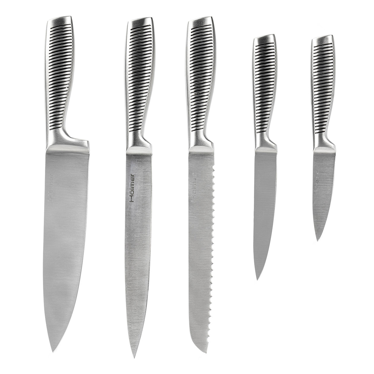 Набор ножей Holmer, 6 предметов, серебристый (KS-66225-MSSSS Stone) - фото 2