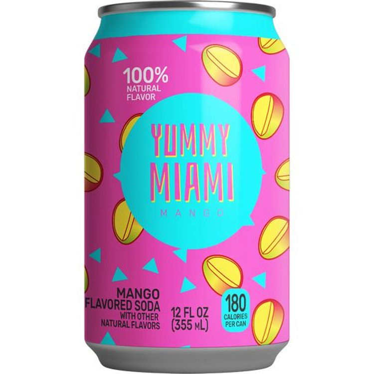 Напиток безалкогольный Yummy Miami Mango газированный 0.355 л ж/б (947433) - фото 1