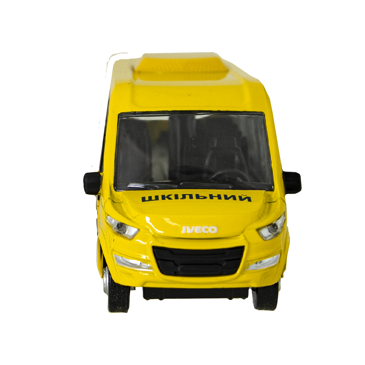 Автомодель Technopark Автобус Iveco Daily Дети, желтый (DAILY-15CHI-YE) - фото 10