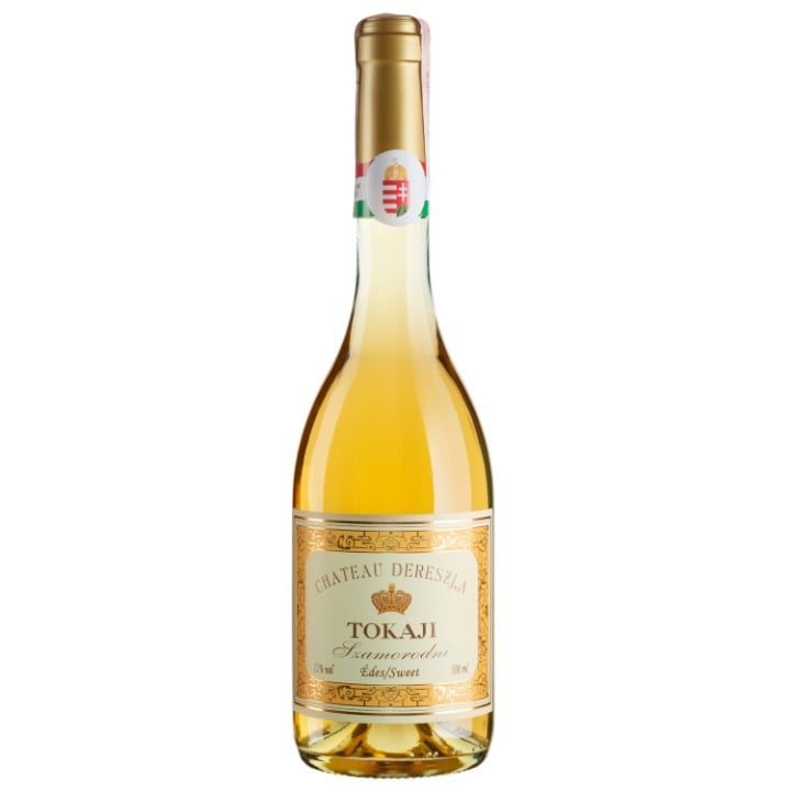 Вино Chateau Dereszla Tokaji Szamorodni, біле, солодке, 12%, 0,5 л (3663) - фото 1