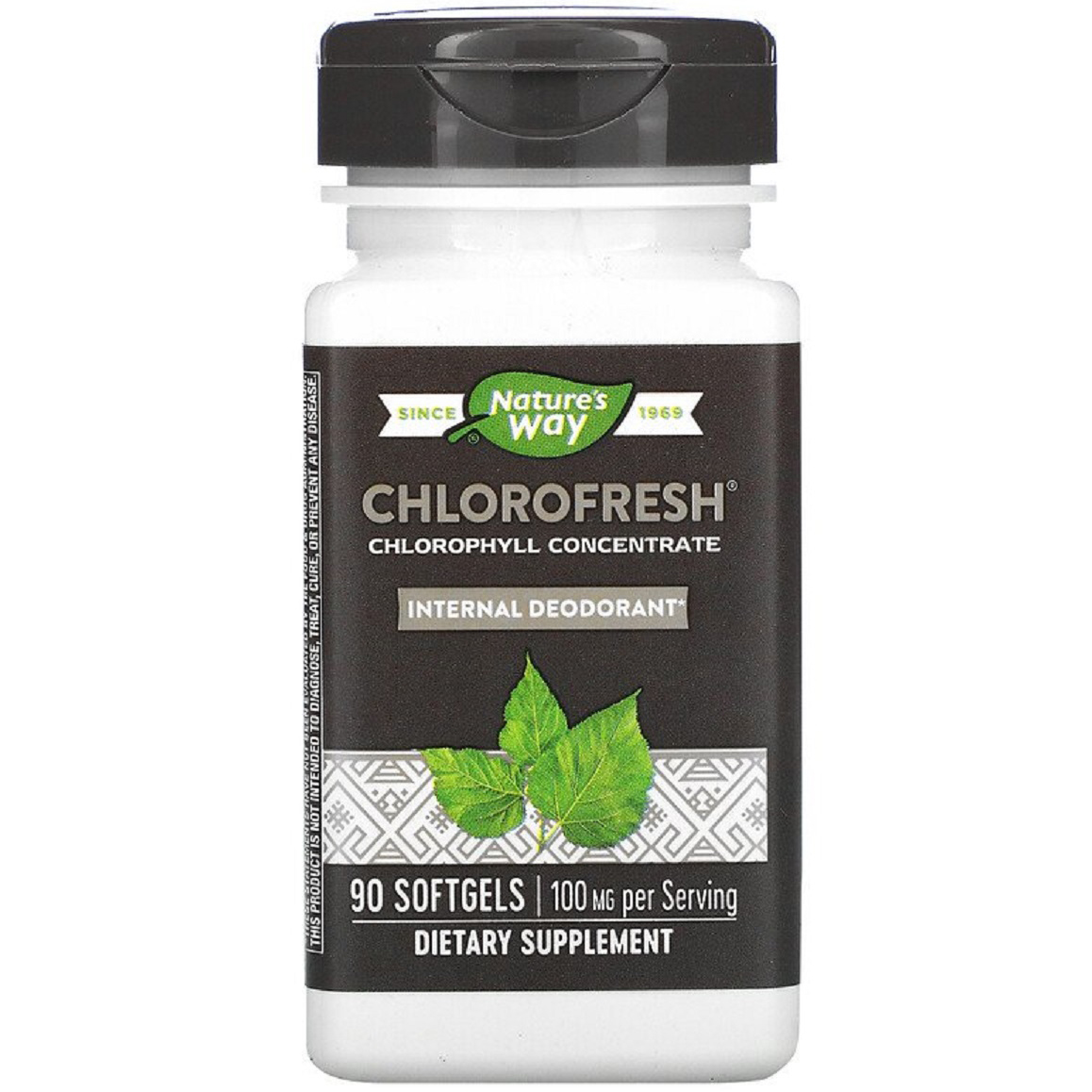 Хлорофилл концентрат Nature's Way Chlorophyll Concentrate 90 гелевых капсул - фото 1