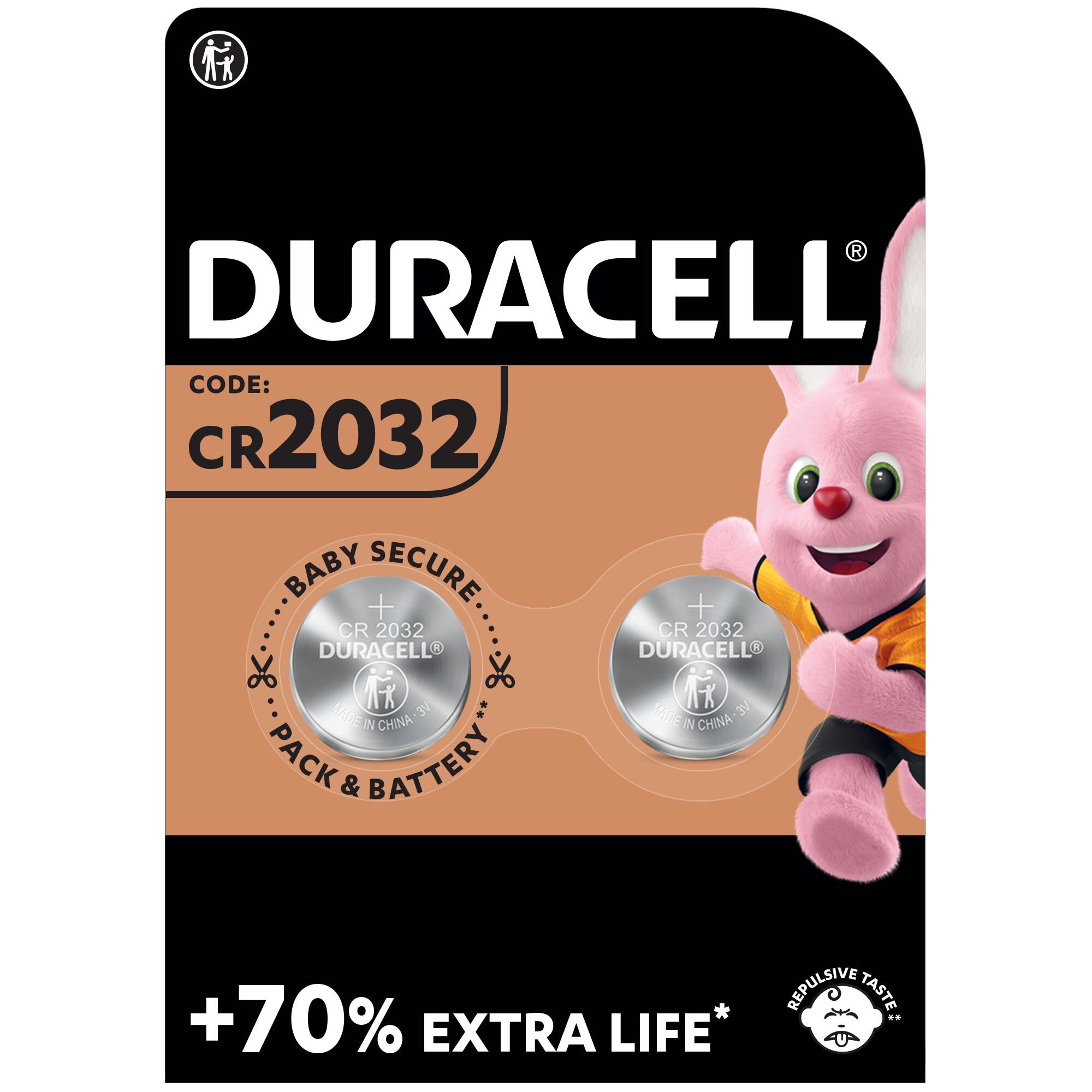 Литеевые батарейки Duracell 3V DL/CR2032, 2 шт. (81575101) - фото 1