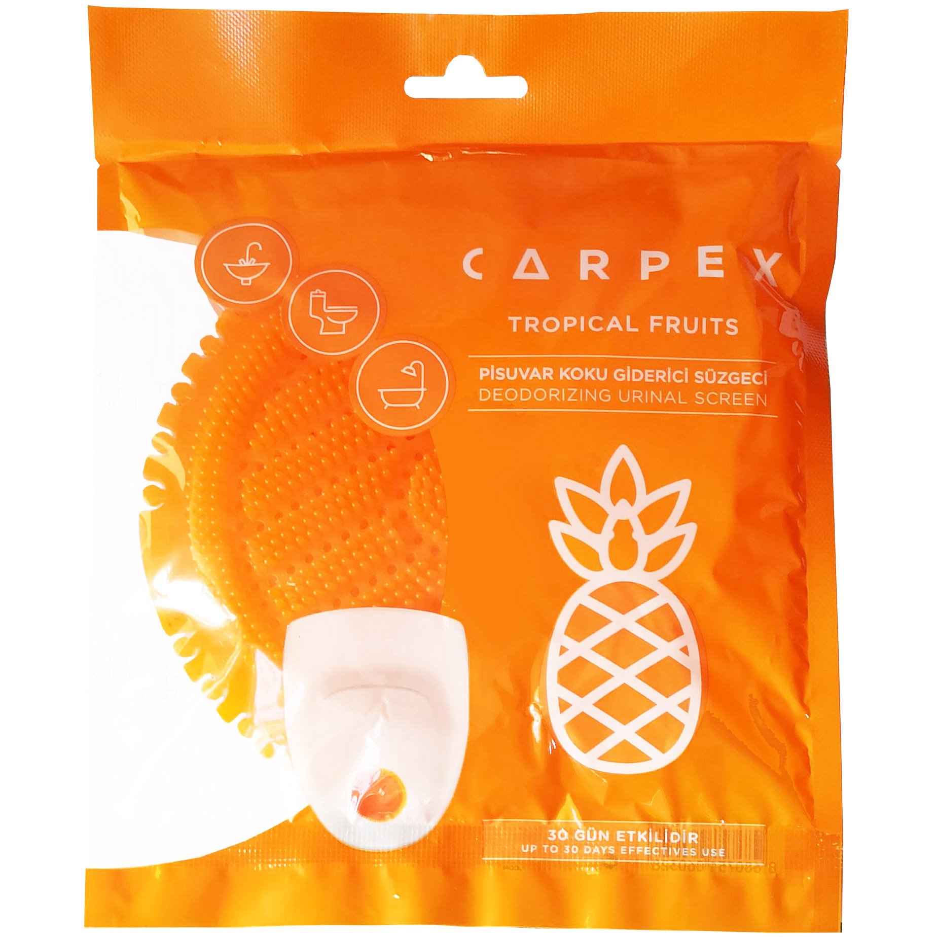 Освіжувач-решітка для пісуарів Carpex з ароматом тропічних фруктів - фото 1