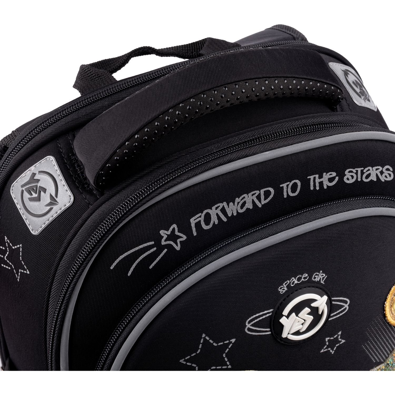 Рюкзак каркасний Yes S-30 Juno Ultra Premium Cosmos, чорний (553205) - фото 5