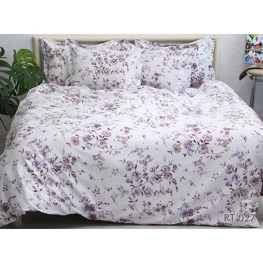 Комплект постельного белья TAG Tekstil с компаньоном 2-спальный Разноцветный 000240931 (PT-027) - фото 1