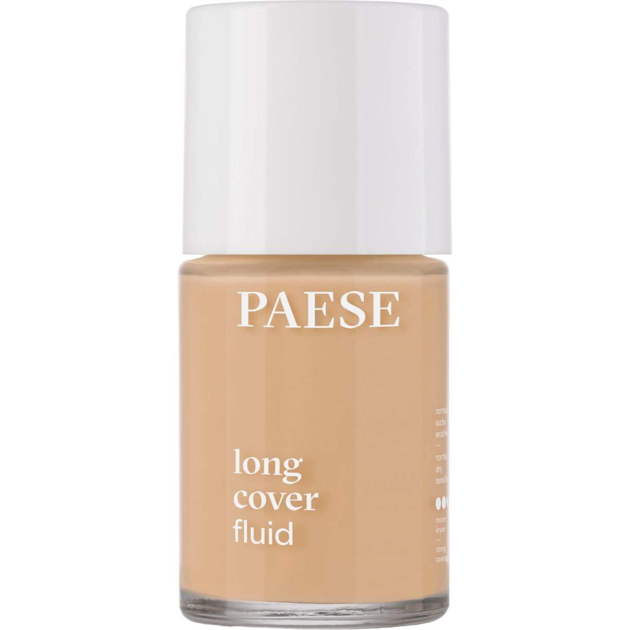 Тональний крем-флюїд Paese Cream Long Cover Fluid відтінок 2.5 (Warm Beige) 30 мл - фото 1